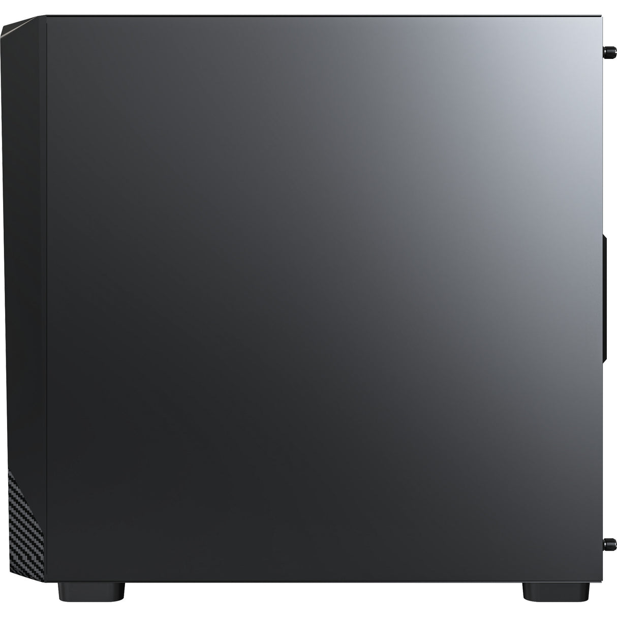 Boîtier tour midi Montech x5m (noir | 2x USB-A | 1x USB-C | RGB | verre trempé)