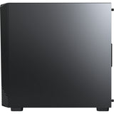 Boîtier tour midi Montech x5m (noir | 2x USB-A | 1x USB-C | RGB | verre trempé)