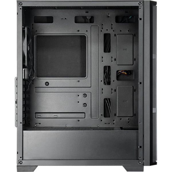 Boîtier tour midi Chieftec pro midi q (noir | 3x USB-A | 1x USB-C)