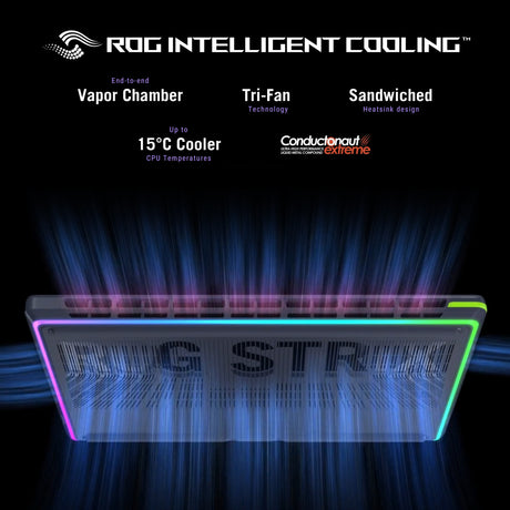 Ordinateur portable de jeu Asus ROG Strix G18 G815LR-S9103W 18 Copilot+ (noir gris | Core Ultra 9 275HX | RTX 5070 Ti | 32 Go | SSD 2 To)