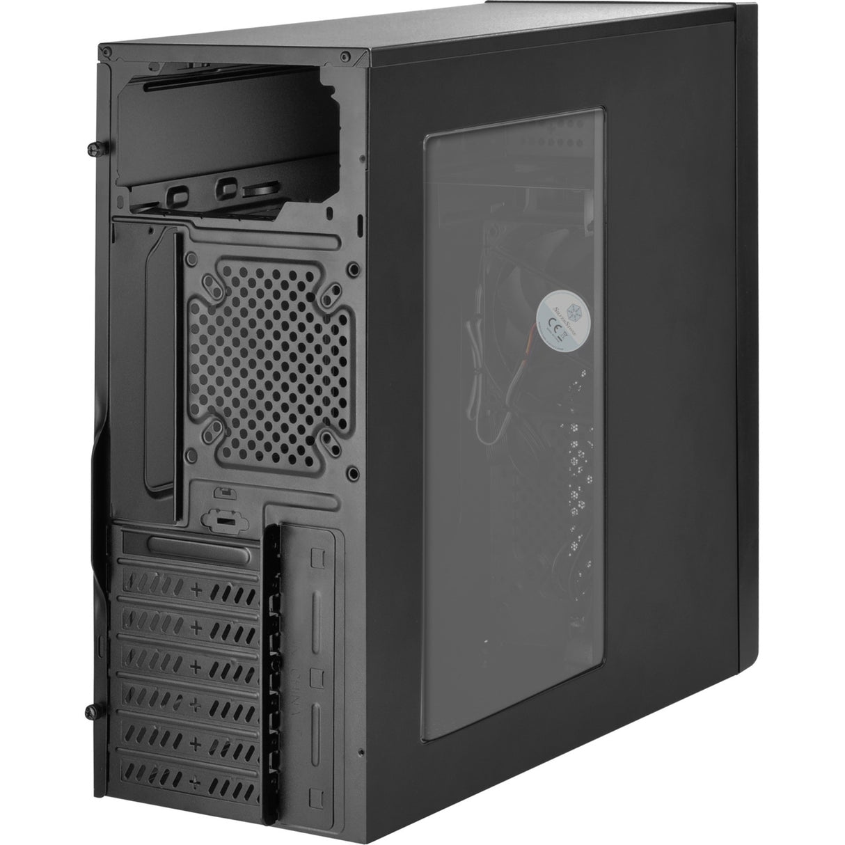 Boîtier tour midi Silverstone sst-ps13b (noir | 2x USB-A)