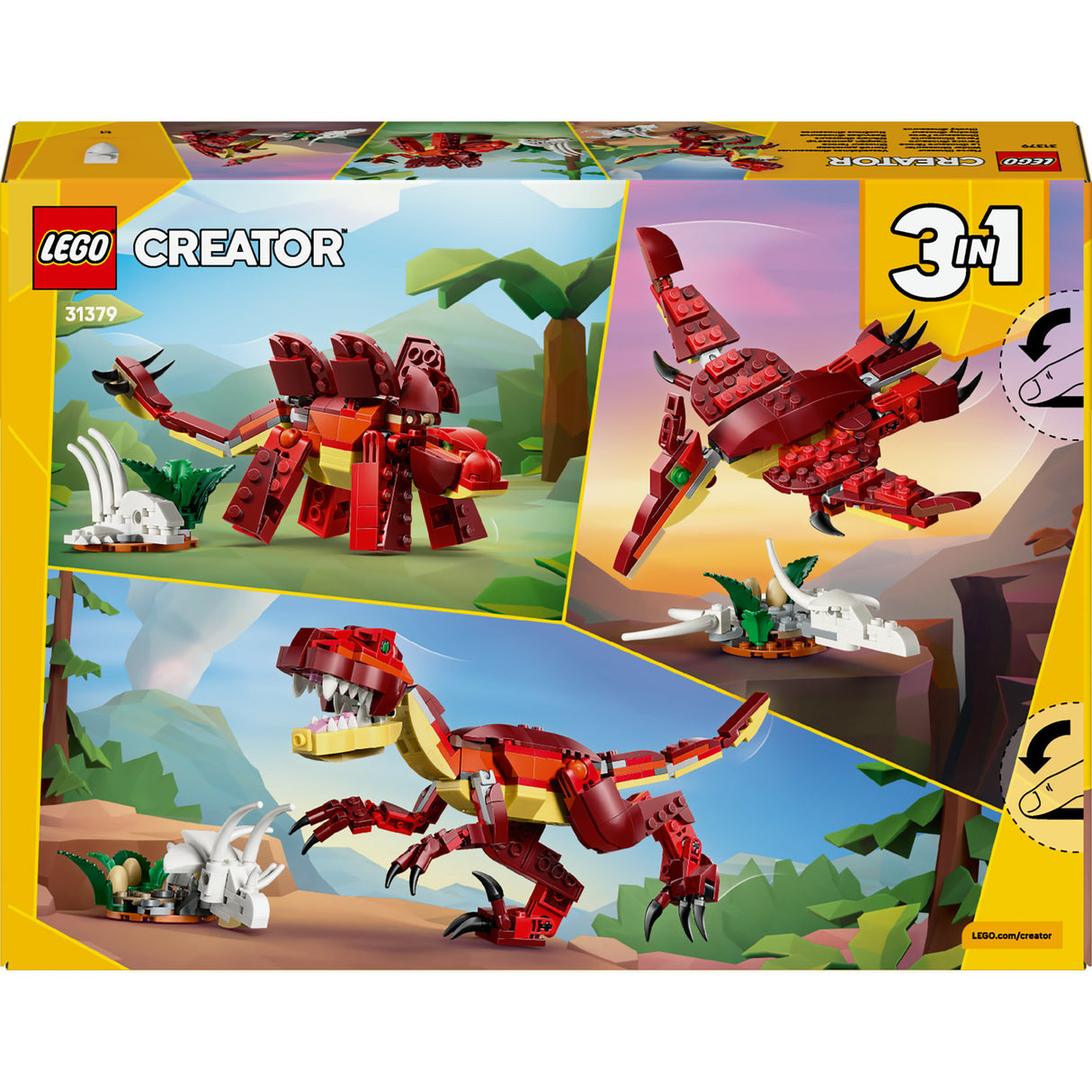 Jouet de construction Lego dinosaure féroce (31379)