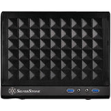 Boîtier mini-tour Silverstone SG13B (noir | 2x USB-A)