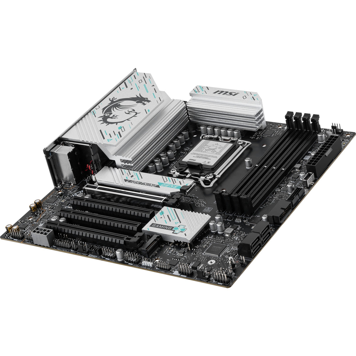 Carte mère MSI B860M Gaming Plus WiFi Socket 1851 (RAID, 5 Go-LAN, WiFi 7, BT, Son, µATX)
