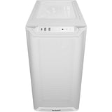 Soyez silencieux! boîtier tour midi pure base 501 lx (blanc | 2x USB-A | 1x USB-C | RGB | verre trempé)
