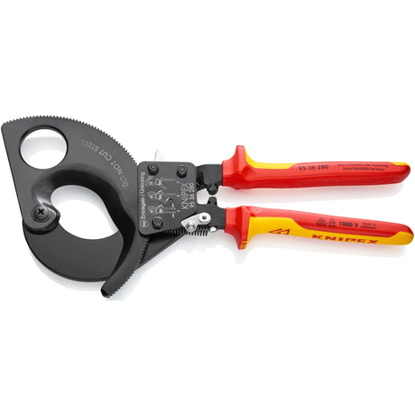 Ciseaux de câble Knipex Knipex avec principe à cliquet 9536280