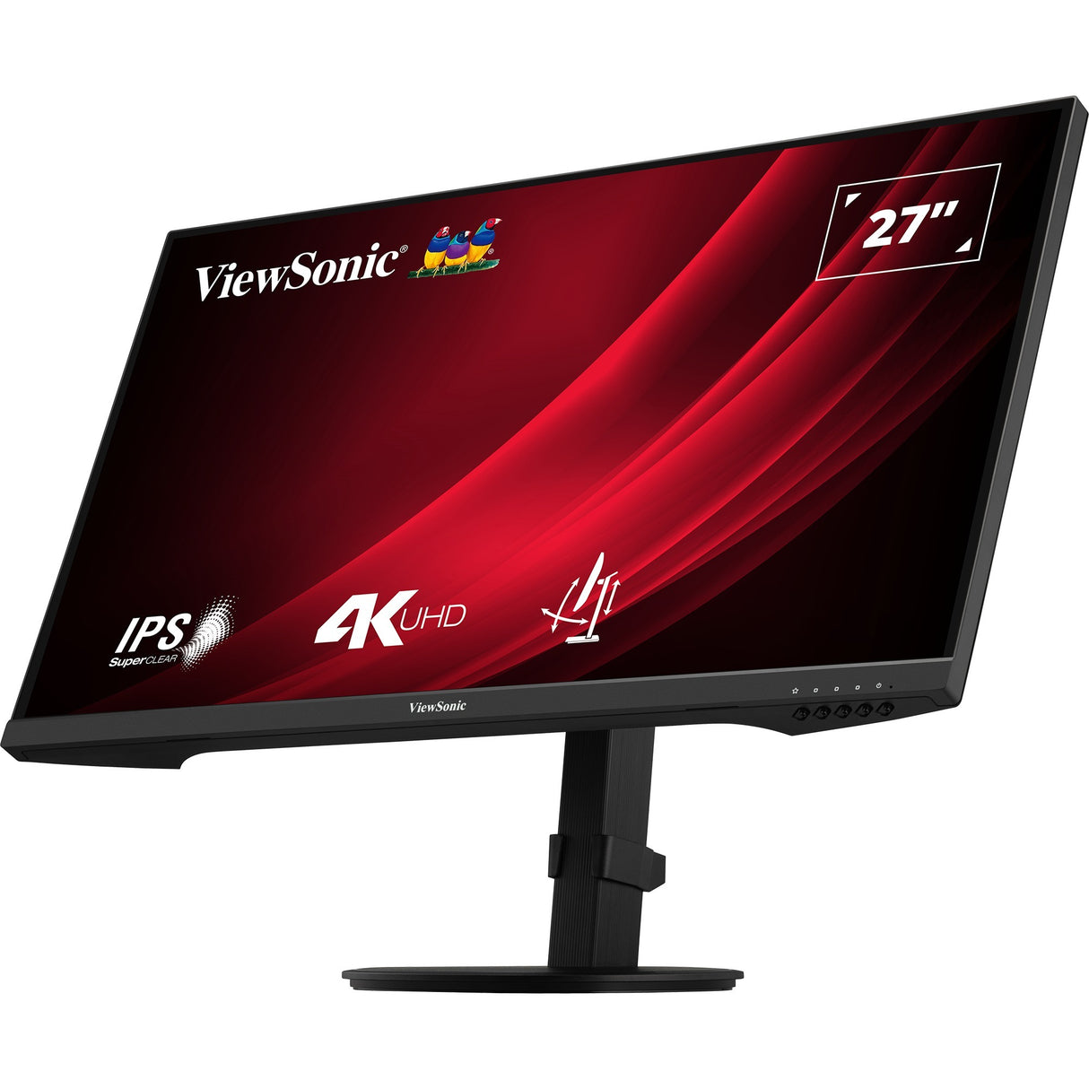 Moniteur Viewsonic vg2708-4k 27 (noir (mat), 2x HDMI, 1x port d'affichage)