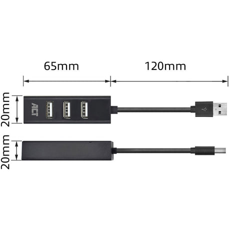 Acte hub USB ac6205 noir