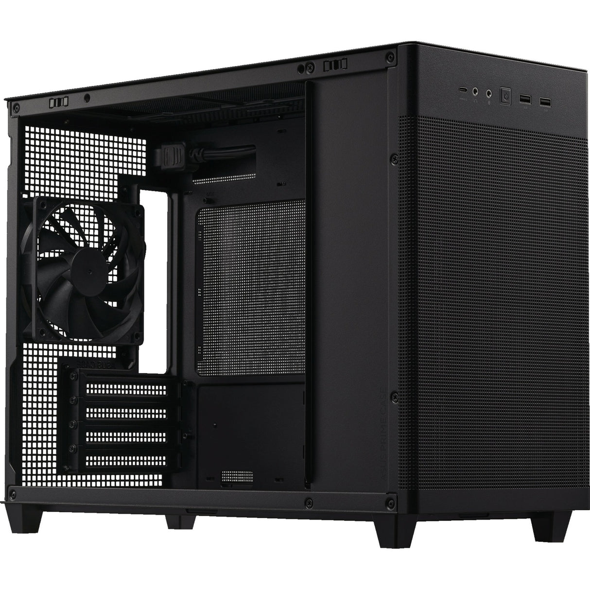 Boîtier mini tour Asus prime ap201 (noir | 2x USB-A | 1x USB-C)