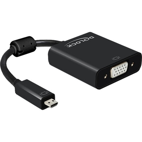 Delock adaptateur micro HDMI vers VGA (noir, 0,17 mètres)