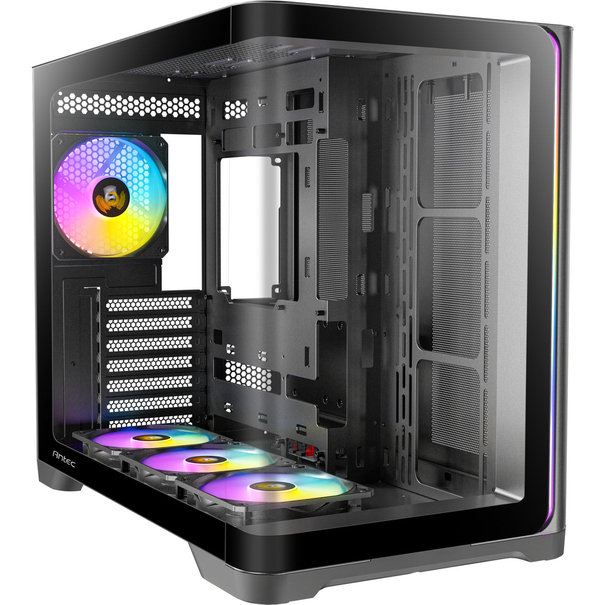 Boîtier tour midi Antec C5 Curve ARGB (noir | 2x USB-A | 1x USB-C | verre trempé)