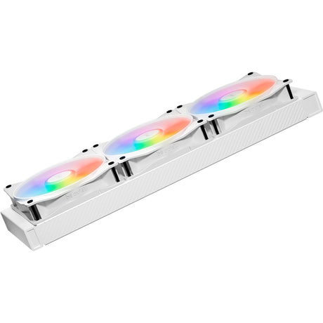 Soyez silencieux! Light Wings LX PWM Ventilateurs de boîtier RGB haute vitesse (blanc, 3 pièces, 120 x 120 x 25 mm)
