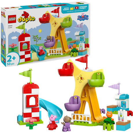 Lego ® duplo® foire peppa pig - jouets pour les tout-petits - 10453