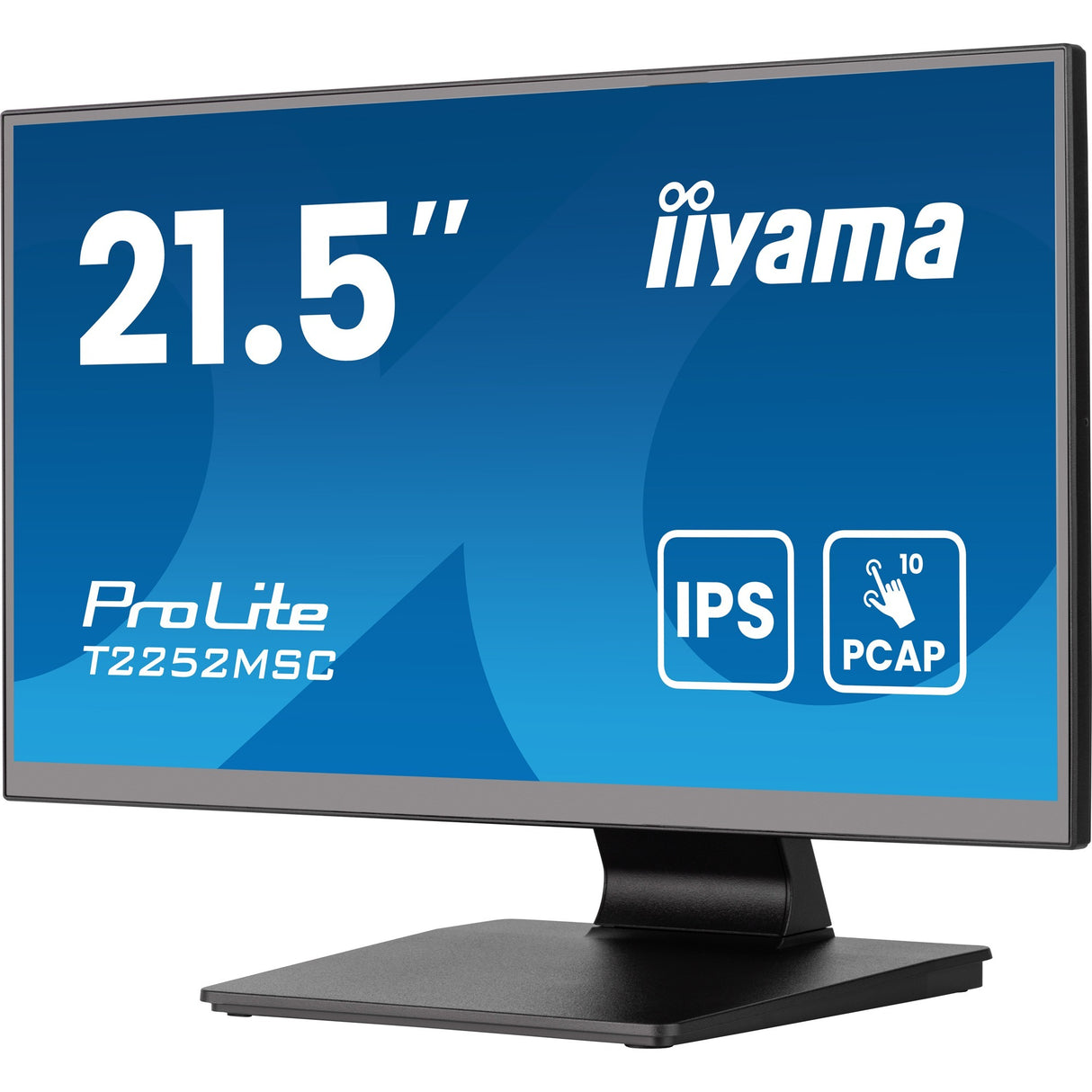 Moniteur à écran tactile Iiyama prolite t2252msc-b2ag 21,5 (noir, HDMI, port d'affichage, 2x USB-A, USB-B)