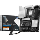 Carte mère MSI Pro Z890-P WiFi Socket 1851 (noir argent, RAID, 5 Go-LAN, WiFi 7, BT, Sound, ATX)