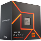Processeur AMD Ryzen 5 7400, 3,7 GHz (4,7 GHz Turbo Boost) socket AM5 (débloqué, en boîte)