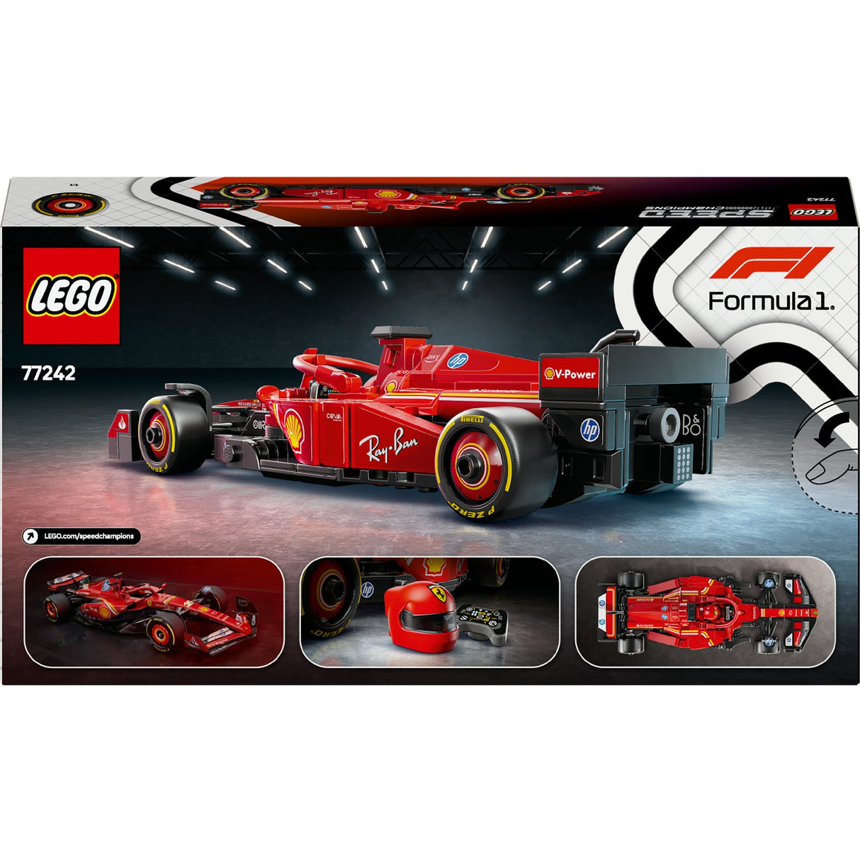 Lego Speed Champions 77242 Ferrari SF-24 Voiture de course F1