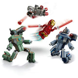 Lego super heros merveille 76320 iron man et machine de guerre contre les drones marteaux