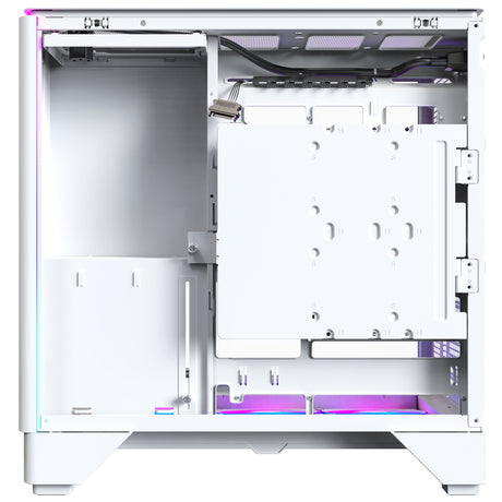 Boîtier tour midi Montech king 45 pro (blanc | 2x USB-A | 1x USB-C | RVB | fenêtre)