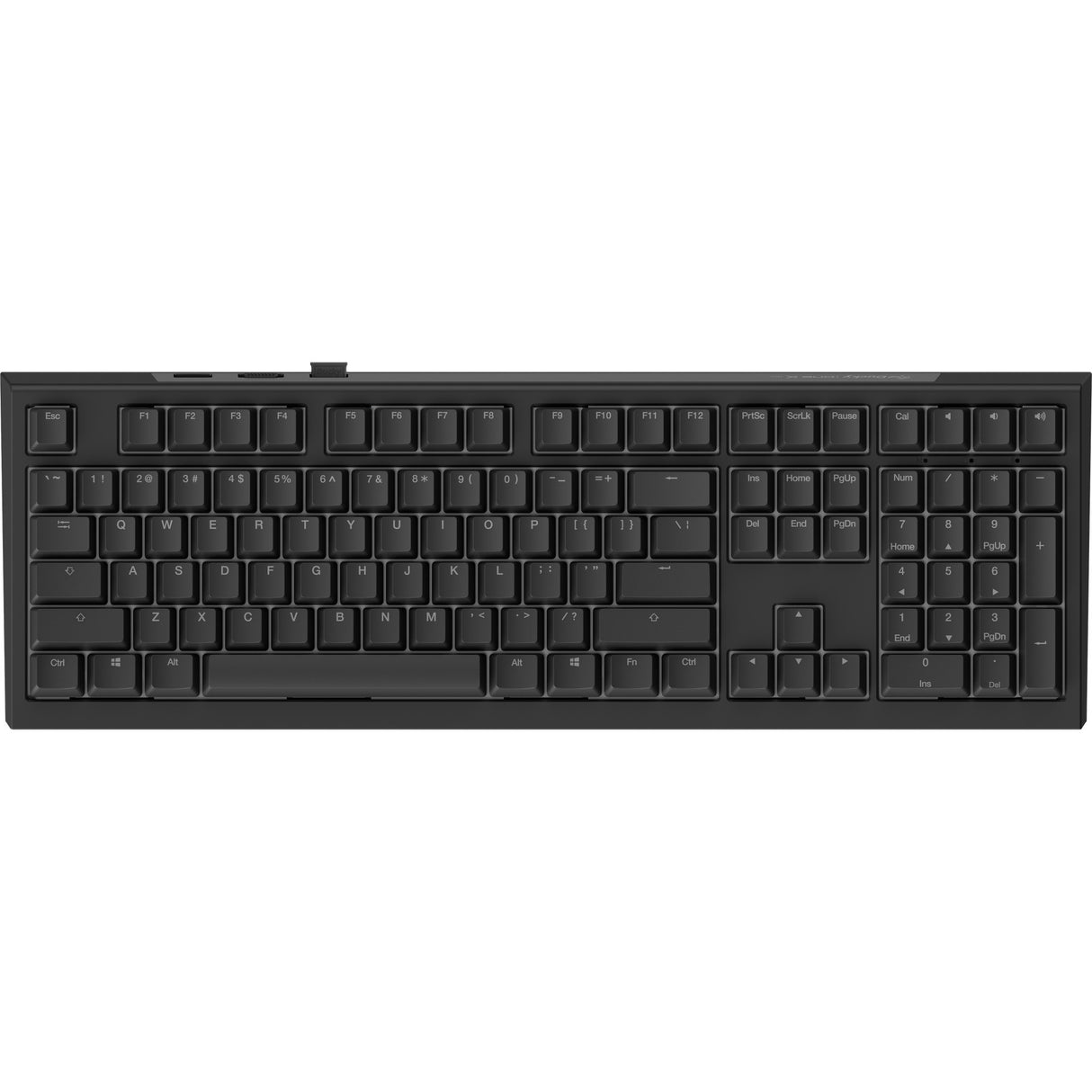Ducky one x clavier mécanique RVB sans fil (noir, disposition américaine (qwerty), inductif, 100 %, remplaçable à chaud, pbt, 2,4 ghz | bluetooth | usb-c)