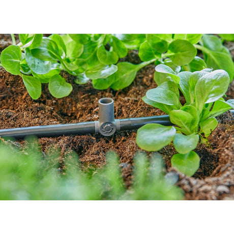 T-pice Gardena pour les pulvérisateurs Druppelaars finaux 4,6 mm (3 16