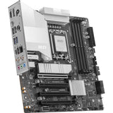 Carte mère MSI Pro B860M-A WiFi Socket 1851 (argent, RAID, 5 Go-LAN, WiFi 7, BT, Sound, µATX)