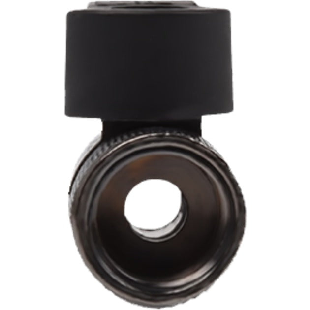 Alphacool robinet à tournant sphérique 2 voies g1 4 pièce de robinet en nickel (noir)