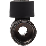 Alphacool robinet à tournant sphérique 2 voies g1 4 pièce de robinet en nickel (noir)