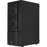 Boîtier tour midi Aerocool quantum mesh v3 (gris noir | 3x USB-A | RVB | fenêtre)