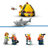 Lego city exploration 60503 hélicoptère de la garde côtière
