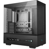 Boîtier tour midi numérique Deepcool ch690 (noir | 2x USB-A | 1x USB-C | verre trempé)