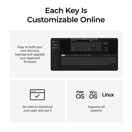 Keychron q6 ultra-m3 8k wireless custom mechanical keyboard (zwart, us lay-out (qwerty), silk pom brown, 100%, rgb, hot swap, 8k, 2.4 ghz bluetooth 5.2 usb-c)