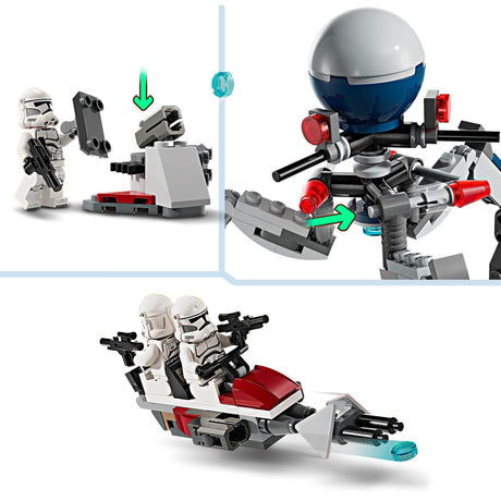 Pack de combat Lego Star Wars Clone Trooper™ Battle Droid™ - 75372
