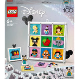 Lego Disney - 100 ans de figurines d'animation Disney, jouets de construction (43221)