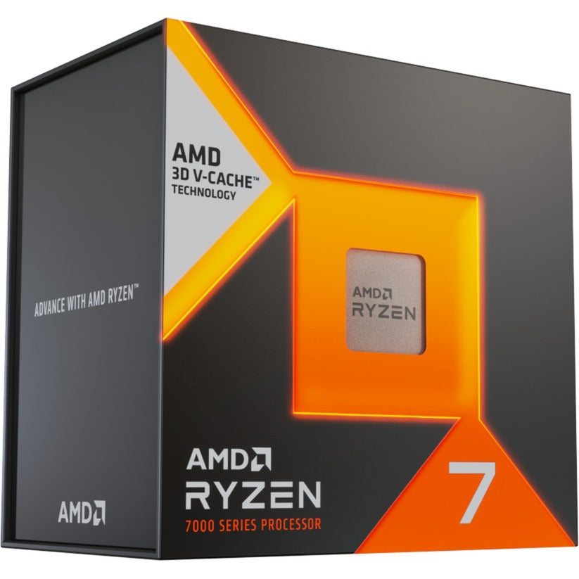 Processeur AMD Ryzen 7 7800x3D, 4,2 GHz (5,0 GHz Turbo Boost) socket AM5 (débloqué, en boîte)