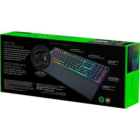 Razer Ornata V3 Clavier de jeu à profil bas