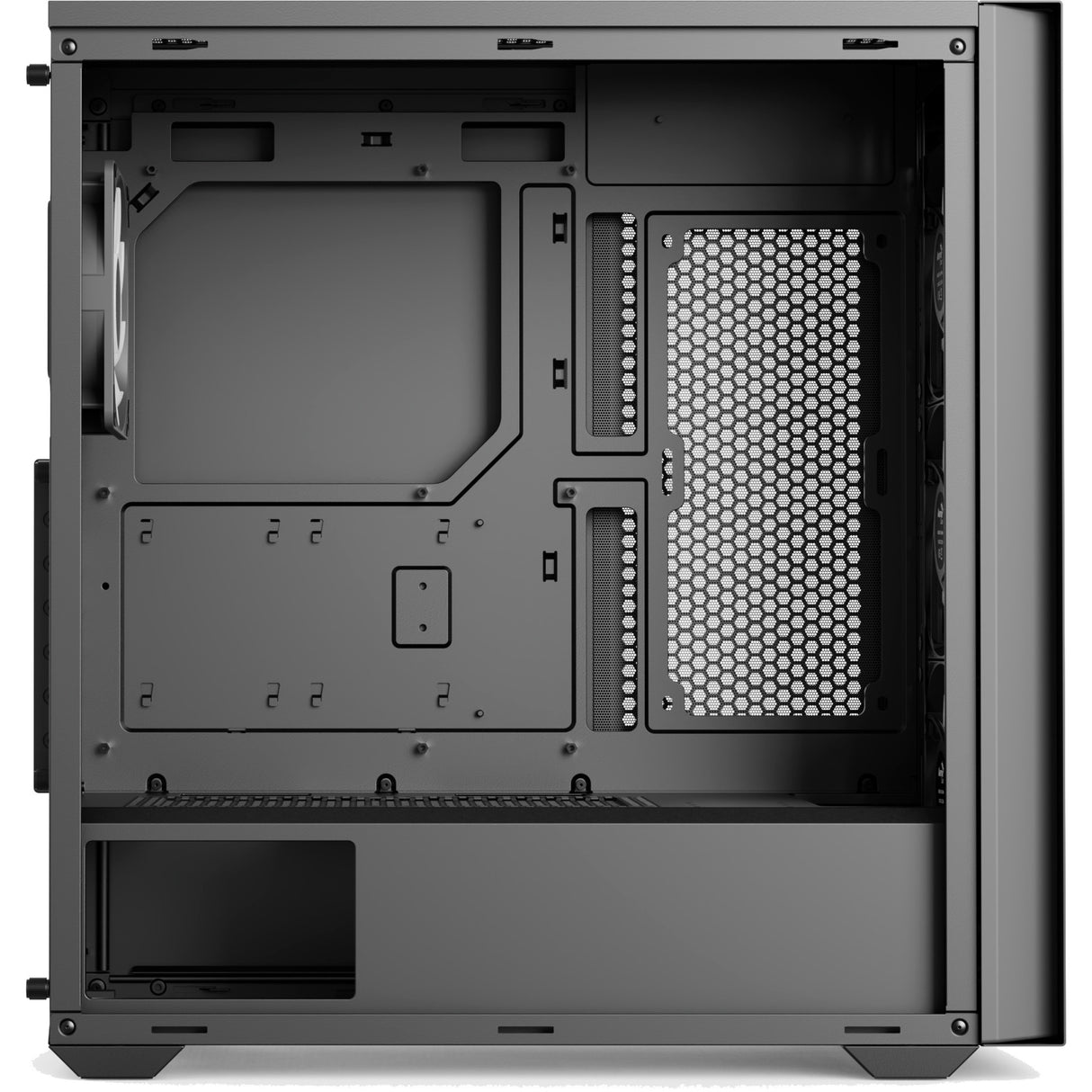 Boîtier tour midi Aerocool b502a (noir | 2x USB-A | 1x USB-C | RVB)