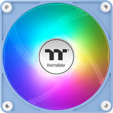 Thermaltake ct120 ex reverse argb sync pc cooling fan hydrangea blue (3-fan pack) case fans (lichtblauw, 3 stuks, 120 x 120 x 25 mm, pwm)
