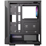 Boîtier tour midi Antec vx320 argb (noir | 3x usb-a | verre trempé)