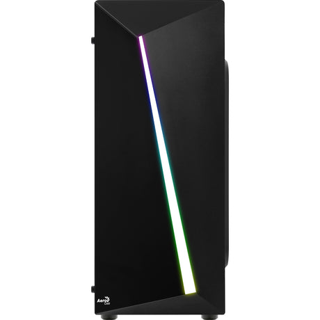 Boîtier tour midi Aerocool Shard (noir | 3x USB-A | RVB | fenêtre)