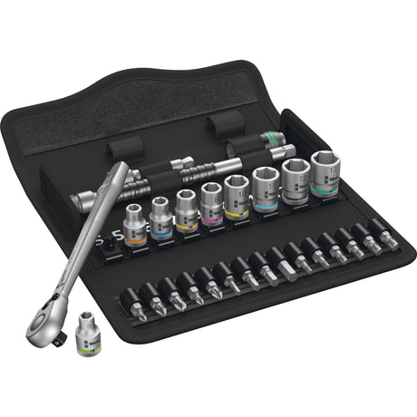 Wera 8100 SA 8 Zyklop Metal-Ratelset Set, commutation Pall 1 4