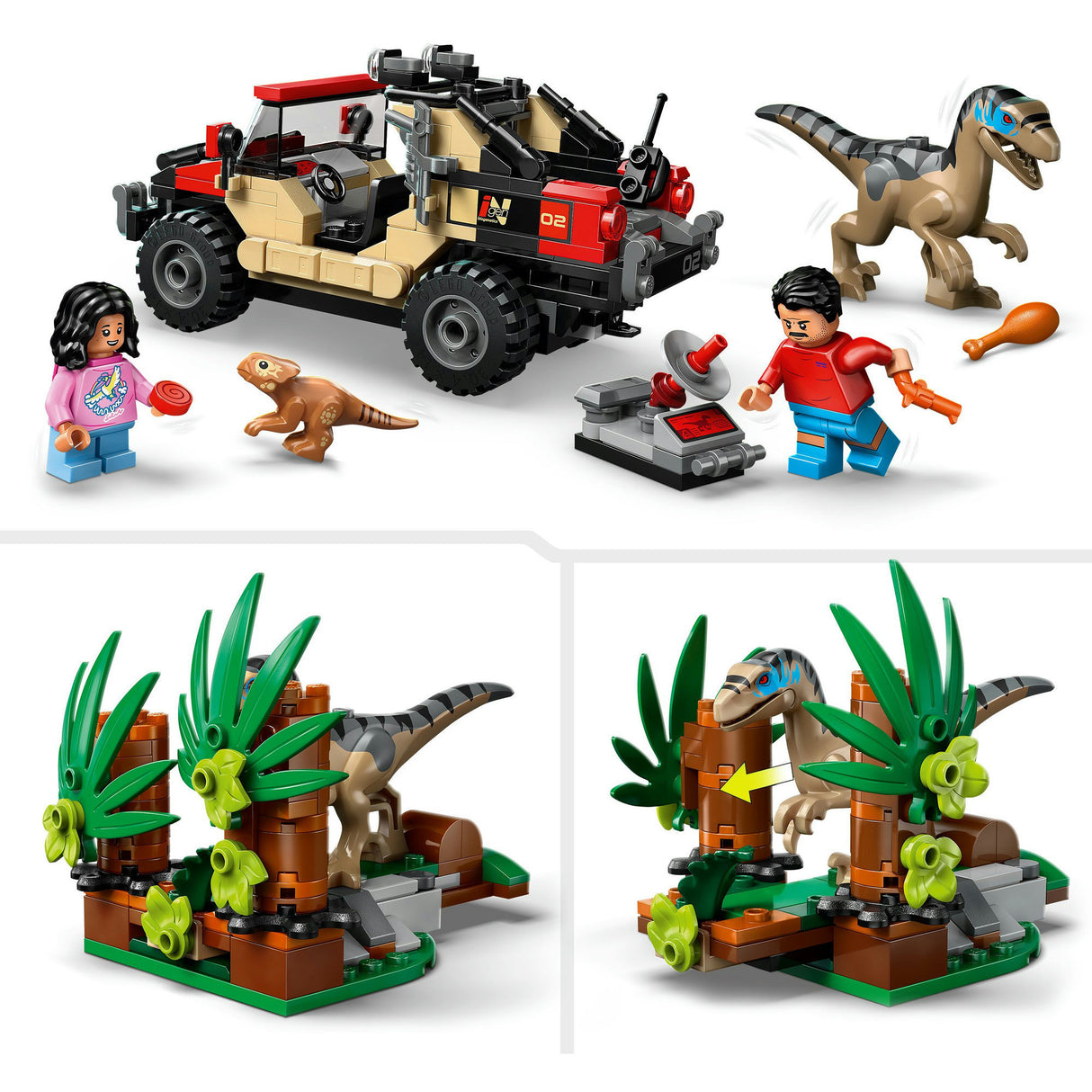 Lego Jurassic World 76972 L'évasion de l'Eaptor tout-terrain