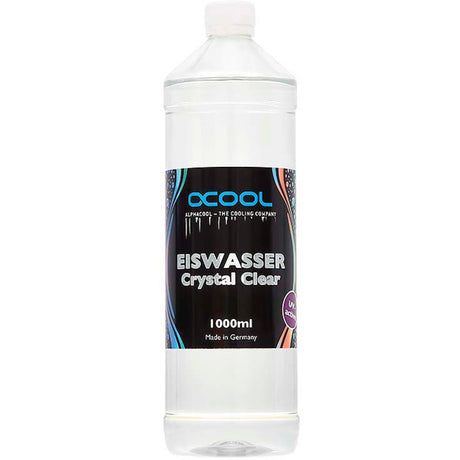 Alphacool Eiswasser Crystal Clear Liquide de refroidissement actif UV (transparent, 1000 ml)