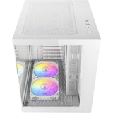 Boîtier mini tour Antec cx60m argb (blanc | 3x usb-a | rgb | verre trempé)
