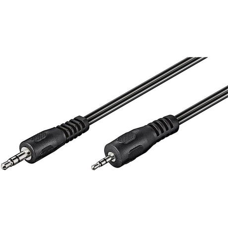 Goobay Câble jack 2,5 mm > jack 3,5 mm (noir, 2 mètres, stéréo)