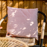 Coussin chauffant sans fil Cozy una Velvet 45 x 45 cm (rose clair, power bank 5000 mah)
