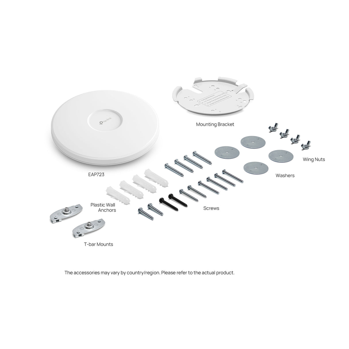 Tp-link omada eap723 be3600 point d'accès wi-fi 7 (blanc)