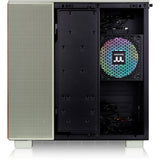 Thermaltake view 380 xl ws argb midi tower behuizing (lichtgroen houtkleur | 2x usb-a | 1x usb-c | rgb | tempered glass)