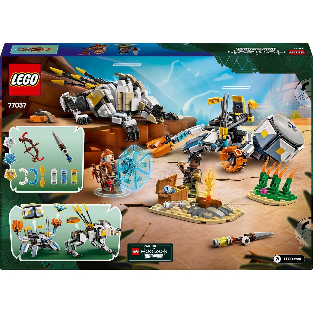 Lego Horizon 77037 Aloy et Varl contre Shell Walker et Sawtooth