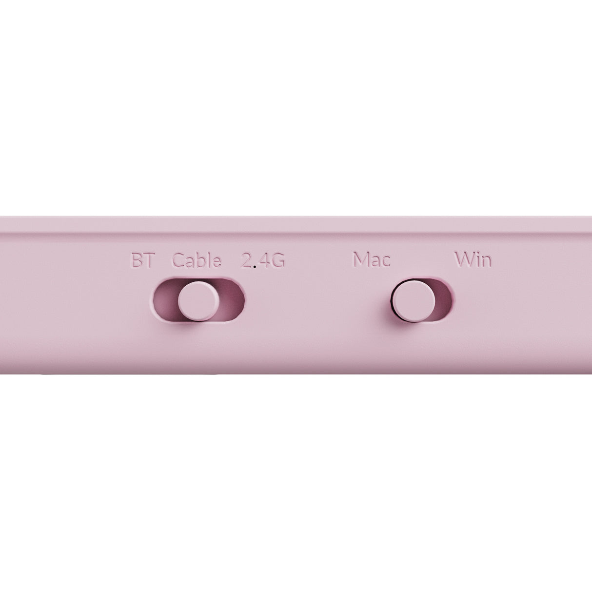 Keychron b1 pro-k4, clavier (rose clair, us-international, commutateurs à ciseaux, 75 %, touches abs, 2,4 GHz | Bluetooth 5.2 | USB-C)